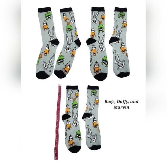 Men's fun socks - 3 for$10 - Looney Tunes 4 - Picture 5 of 5